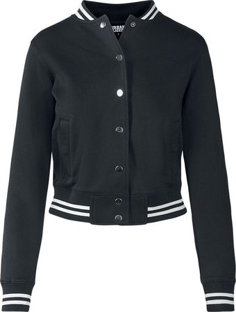 Ladies College Sweat Jacket | Urban Classics Collegejacke | EMP
