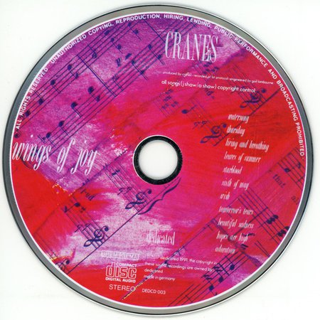 Cranes – Wings Of Joy (1991, CD) - Discogs