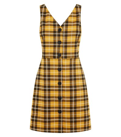 Yellow Squared Dress