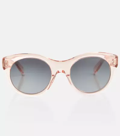 Round Acetate Sunglasses in Pink - Celine Eyewear | Mytheresa
