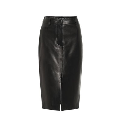 Tom Ford - Leather pencil skirt | Mytheresa