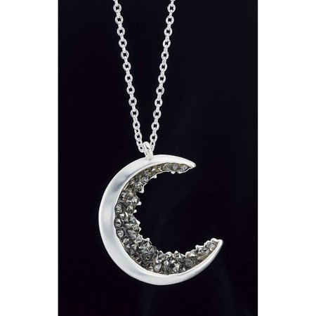 Sparkling Crescent Moon Necklace - Women’s Romantic & Fantasy Inspired Fashions