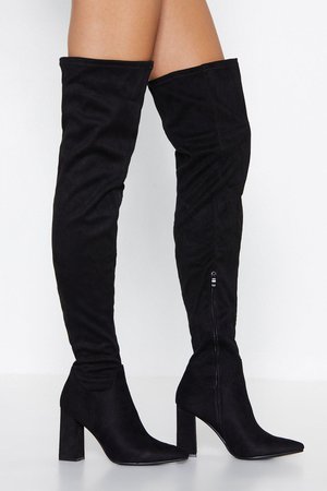 Over Your BS Over-the-Knee Boot | Shop Clothes at Nasty Gal!