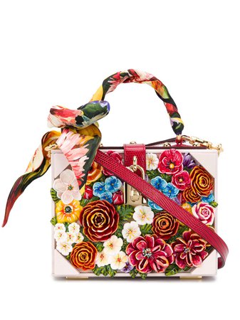 Dolce & Gabbana Bolsa Dolce Com Aplicação Floral - Farfetch