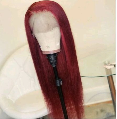 bright red wig