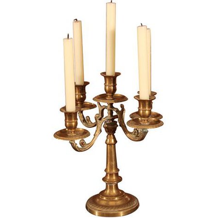 gold candlestick white png filler