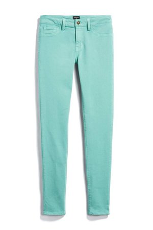 Teal Colored Jeans 1