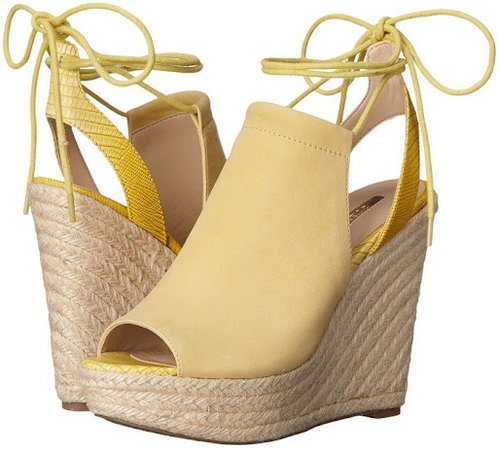 Yellow Wedge sandals