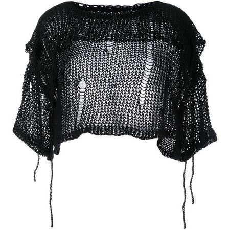 Philosophy Di Lorenzo Serafini distressed knit top