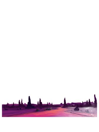 neon background landscape