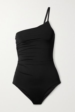 Net Sustain Sibella One-shoulder Swimsuit - Black