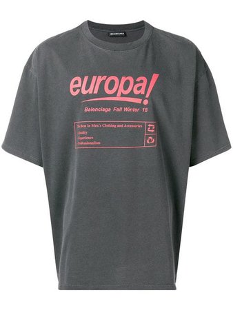 Balenciaga Camiseta 'Europa!' - Farfetch