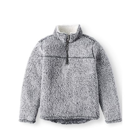 Gray Sherpa Pullover