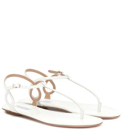 Almost Bare leather sandals