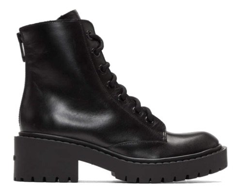 KENZO black pike boots