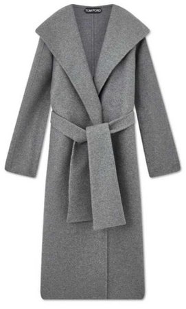 tom ford double cashmere hooded coat