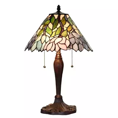 Bloomsbury Market Stained Glass Floral Patterned Table Lamp | Wayfair