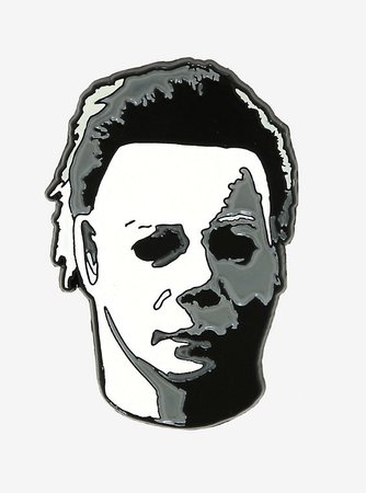 Halloween Michael Myers Mask Enamel Pin