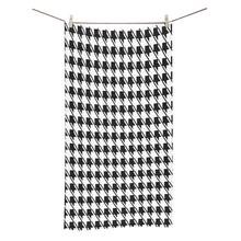 Black White Houndstooth Bath Towel 30"x56" – Rockin Docks Deluxephotos