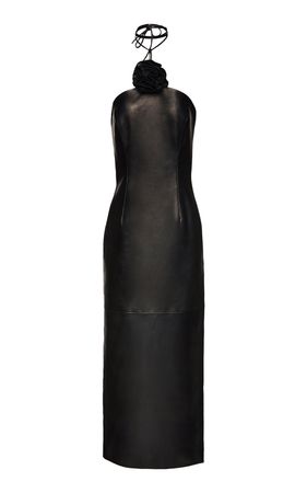 Leather Midi Dress By Magda Butrym | Moda Operandi
