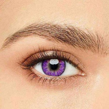 IsFoy® Eye Color Circle Lens Mystery Purple Colored Contact Lenses V60 – IsFoy.com