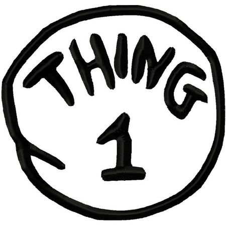 thing 1 and thing 2 logo - Google Search