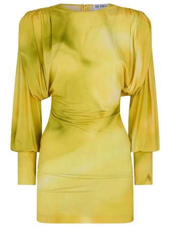 Quinn Mini Dress Pale Yellow | The Webster