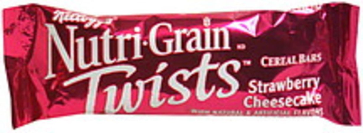 Nutri Grain Strawberry Cheesecake Cereal Bars - 1.3 oz, Nutrition Information | Innit