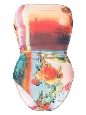 Jean Paul Gaultier The Scarf floral-print Swimsuit - Farfetch