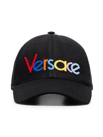Versace Rainbow Logo Cap - Farfetch
