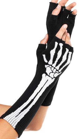 skeleton gloves