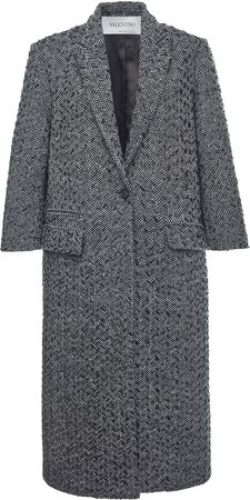 Valentino Oversized Wool-Blend Coat