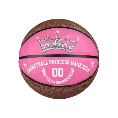 Basketball Princess Personalized Basketball Ball | Zazzle.com