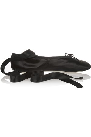 Ballet Beautiful | Satin ballet slippers | NET-A-PORTER.COM