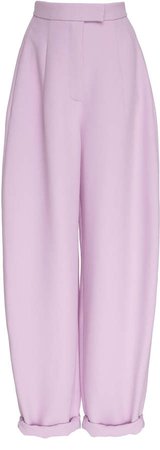 Crepe Male Pleated Trousers