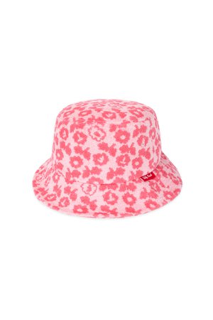 Floral Jacquard Terry Bucket Hat - Teddy Fresh