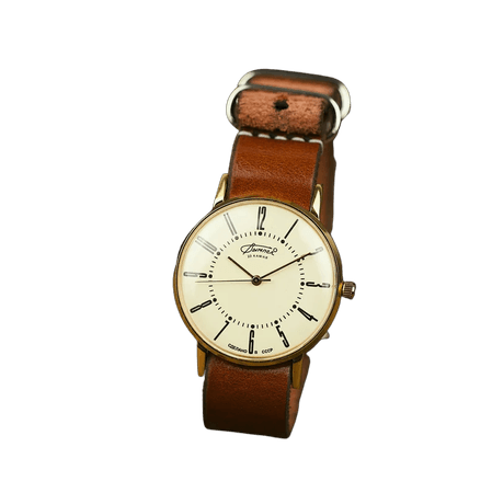 Vintage watch LUCH. Military vintage watch, mens watch, soviet vintage, 1970s watch, Leather strap, ussr vintage watch