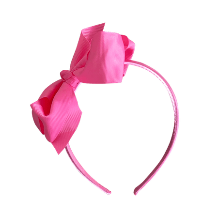 pink headband bow