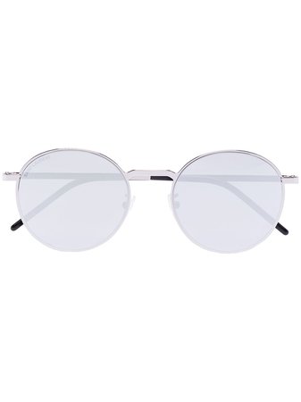 Saint Laurent Eyewear Round Tinted Sunglasses - Farfetch