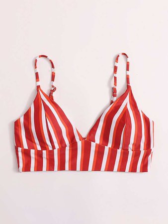 Striped Bikini Top | SHEIN USA