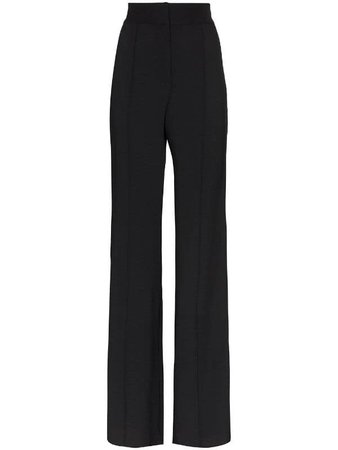 Black Rockins Contrast Stripe Wide-leg Trousers | Farfetch.com