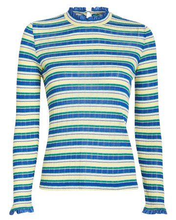Angelica Striped Jersey Top