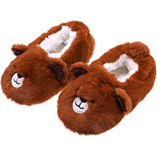 Amazon.com: Boys Girls House Shoes Bedroom Cozy Toddler Non-Slip Indoor Cute Warm Kids Slippers Soft Plush Fuzzy Slippers Deer : Clothing, Shoes & Jewelry