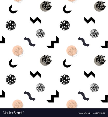 Modern abstract seamless pattern Royalty Free Vector Image