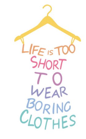fun clothes rainbow quote png filler