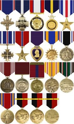 (1) Pinterest army medals and ribbons