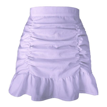 pastel purple skirt
