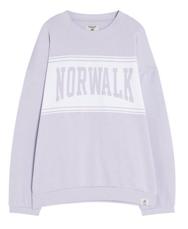 pull&bear lilac sweatshirt