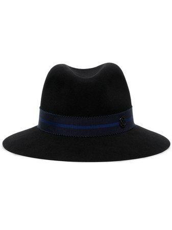 Maison MichelRibbon Detail Wool Fedora Hat