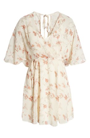 Lulus All Along Floral Faux Wrap Dress | Nordstrom